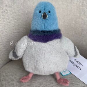 Jellycat Strutton Pigeon Plush Toy NWT Authentic PIG3EONY